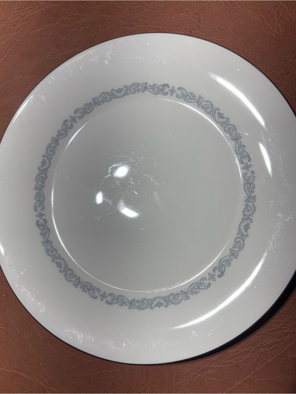 Silver Scroll China by Minton